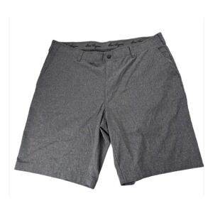 Ben Hogan Golf Shorts Men 40 Gray Performance Stretch Flat Front WT4269